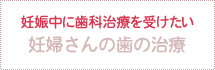 妊娠中に歯科治療を受けたい 妊婦さんの歯の治療